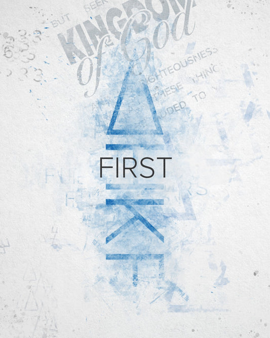 FIRST. - behind