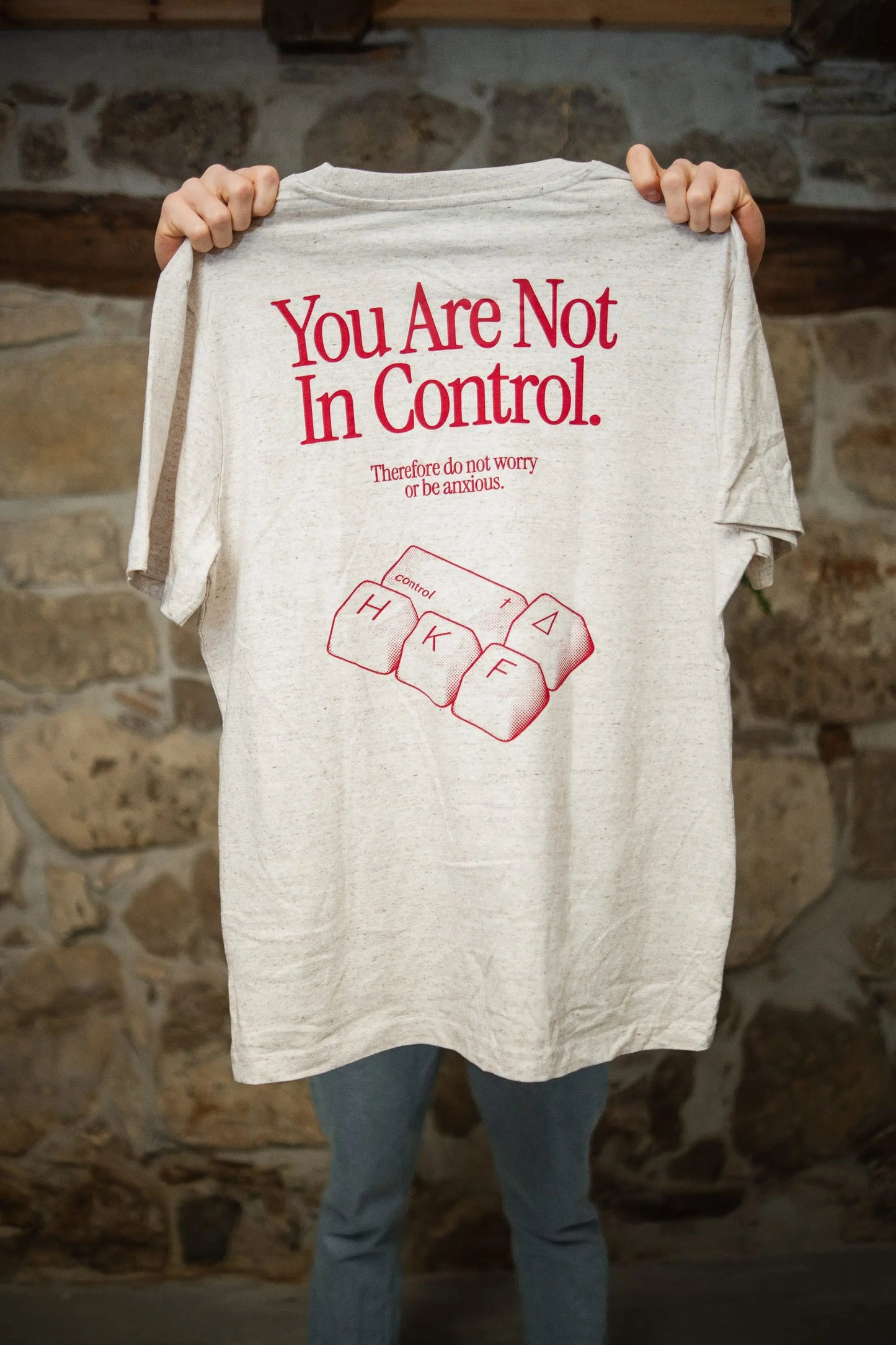 SHIRT | Not In Control – Blue / Red | HKF