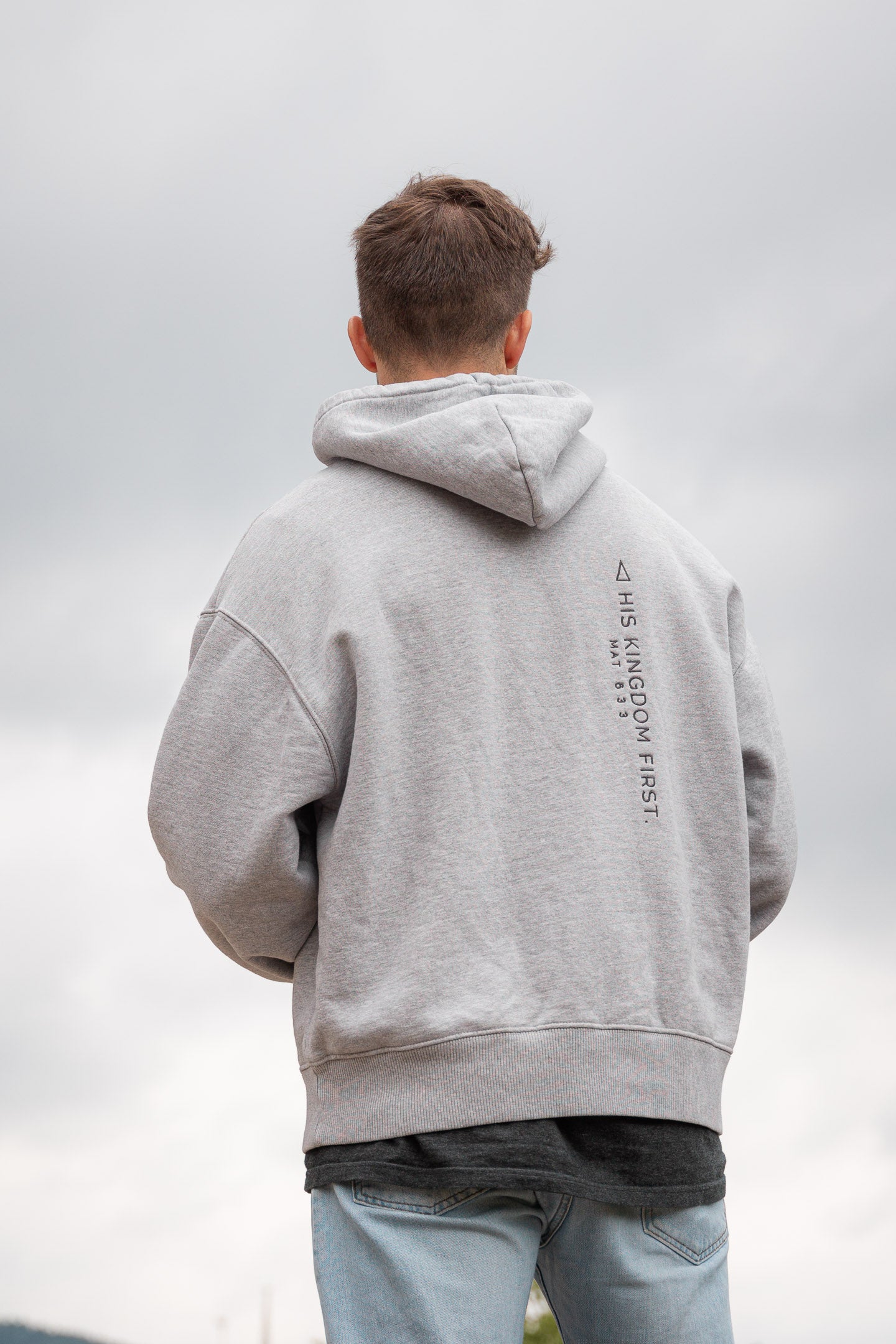 HOODIE | heather gray - oversize | HKF.