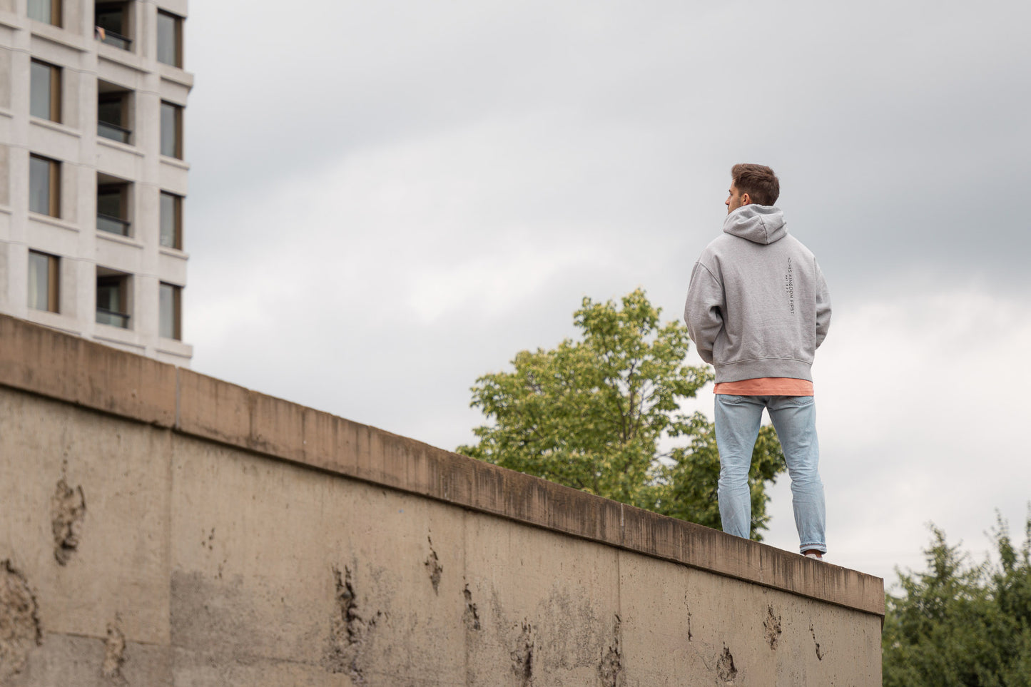 HOODIE | heather gray - oversize | HKF.