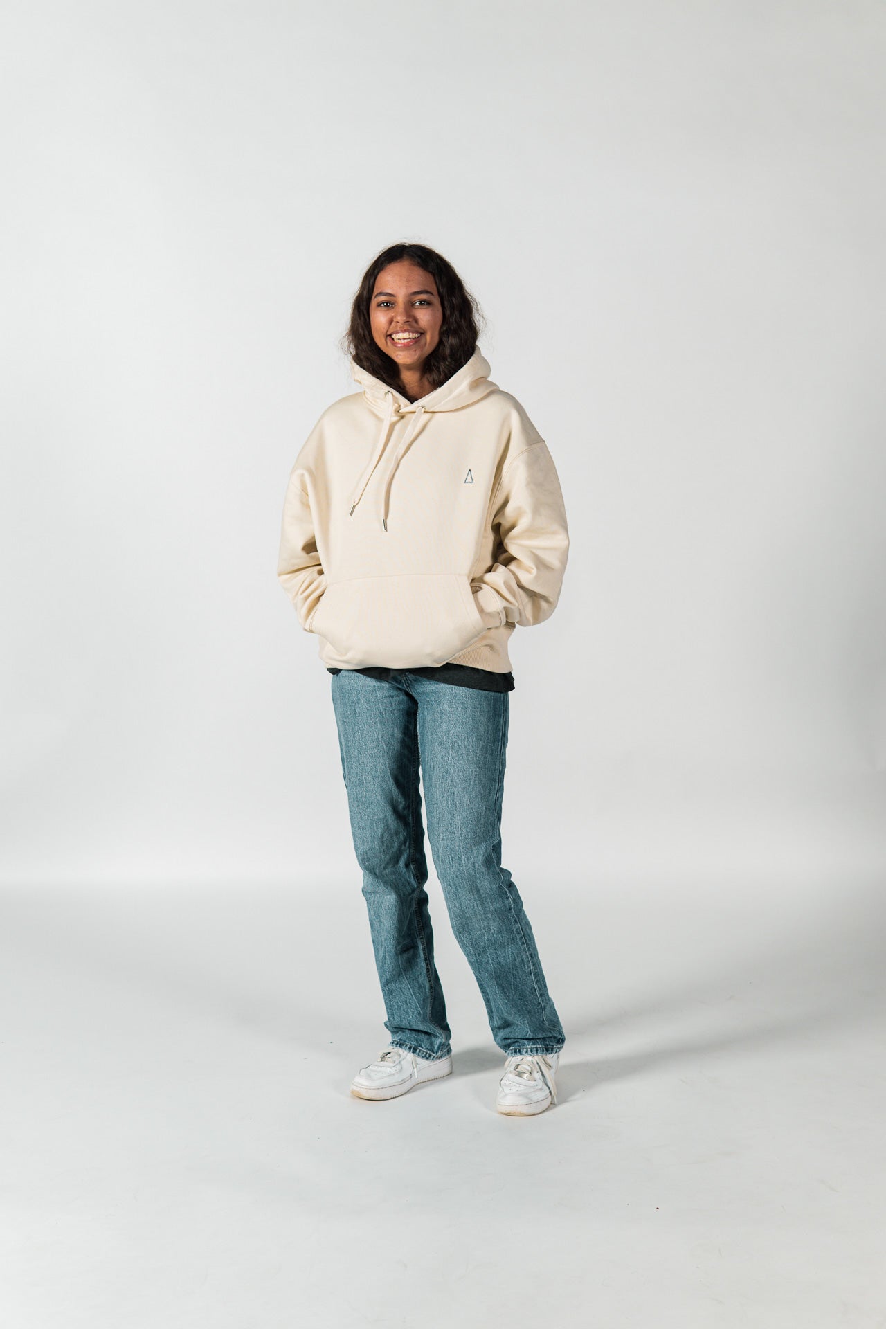 HOODIE | vintage-white - oversize | HKF.