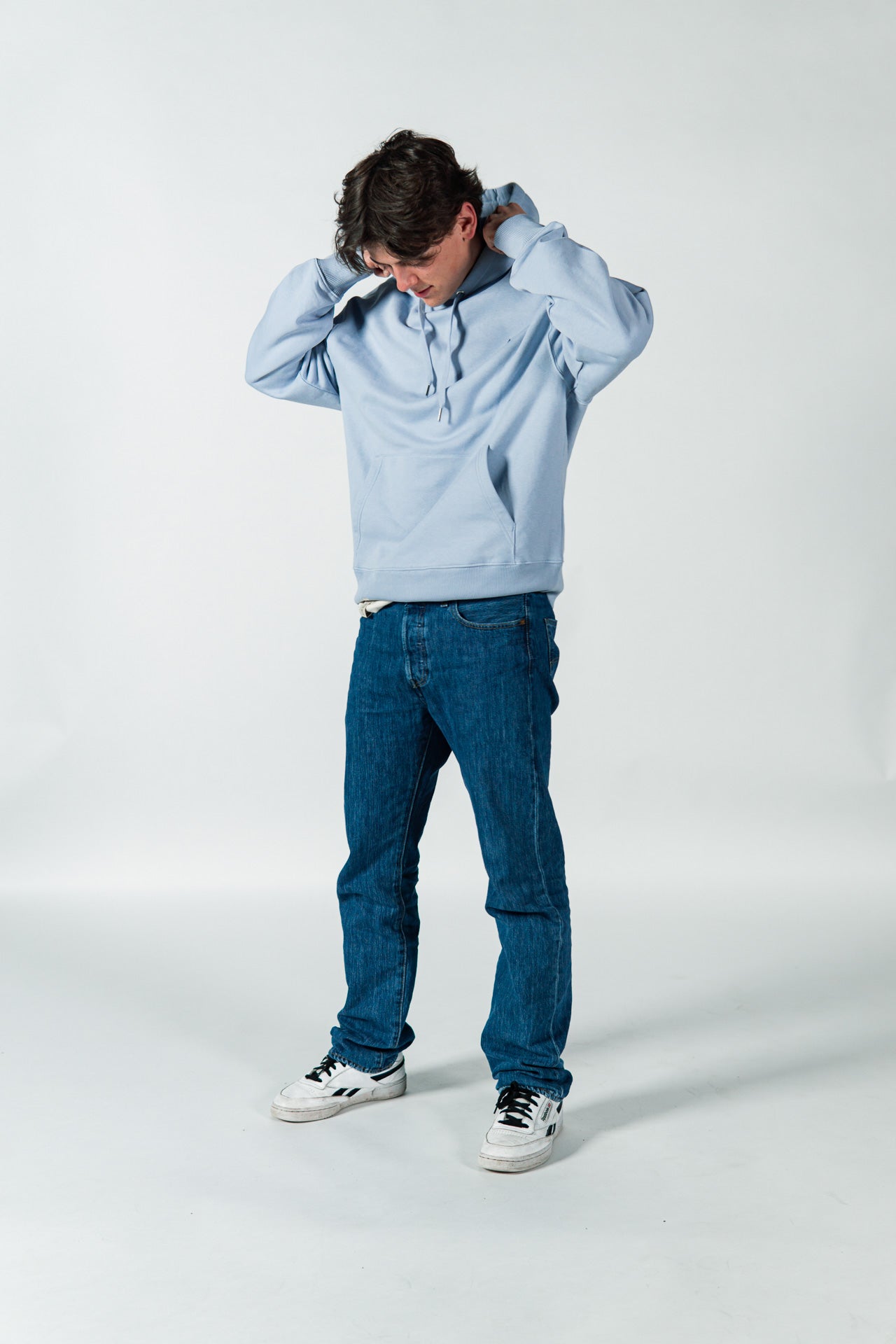 HOODIE | lightblue - oversize | HKF.