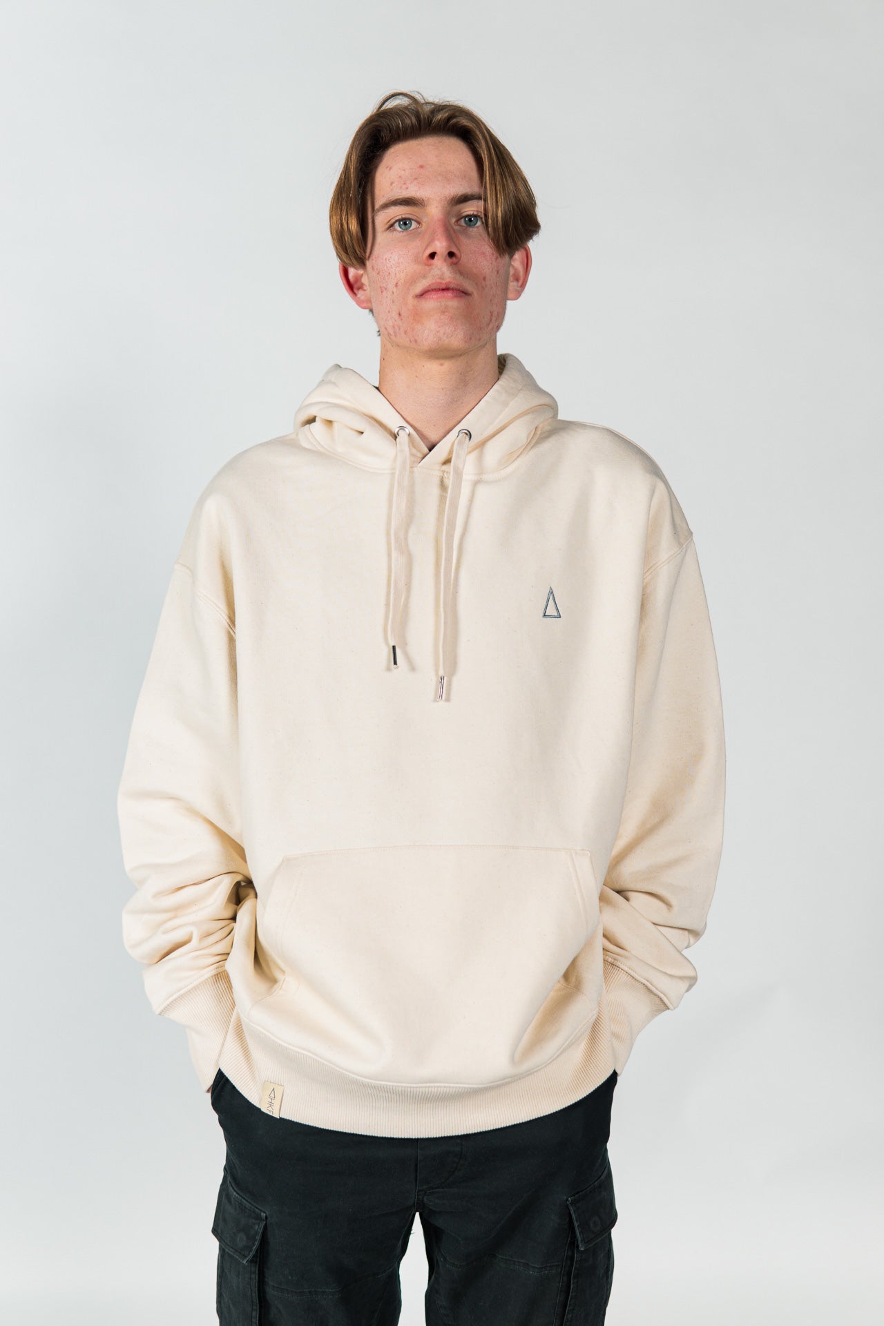 HOODIE | vintage-white - oversize | HKF.