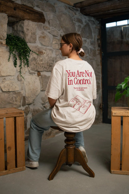 SHIRT | Not In Control – Blue / Red | HKF